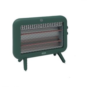 Argoclima Seventy Verwarmingstoestel – Kwarts-Elektrisch Vloermodel Groen – Quartz Glas – Draaiknop