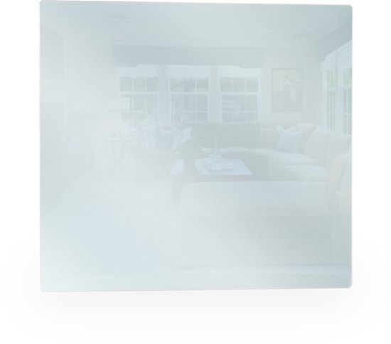 Yandiya Glazen Infrarood Verwarmingspaneel – 450W – Wit (50x60 cm) – 1 stuk – Energiezuinig