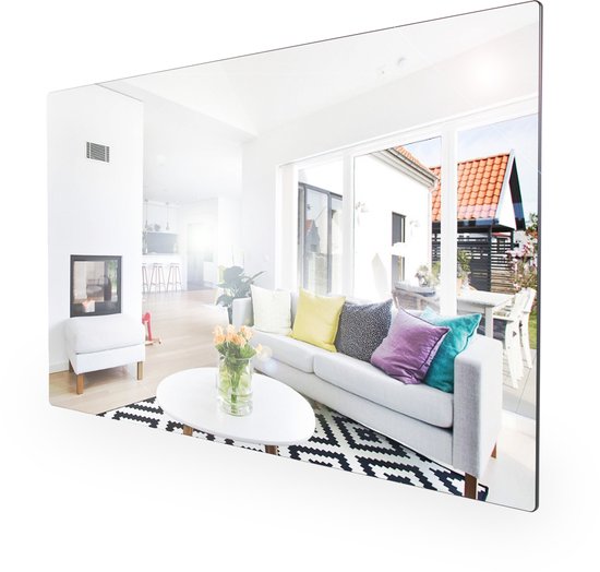 Yandiya Infrarood Verwarming Spiegel – 500W – 100×67 cm – 1 stuks - Energiezuinig - Afbeelding 4