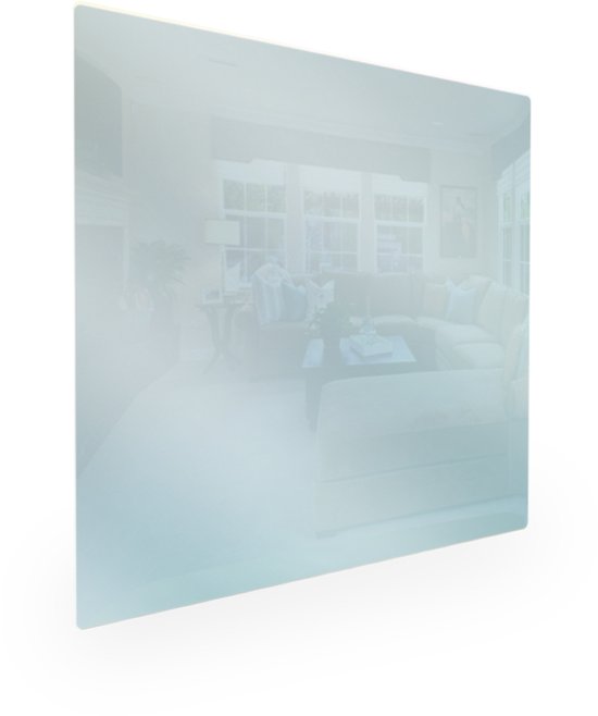 Yandiya Glazen Infrarood Verwarmingspaneel – 450W – Wit (50x60 cm) – 1 stuk – Energiezuinig - Afbeelding 3