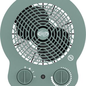 Argoclima Dori Mint Ventilator - Elektrisch Verwarmingstoestel - Binnenvloer - Wit - Draaiknop