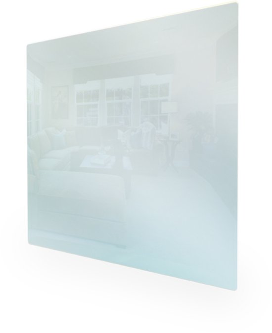 Yandiya Glazen Infrarood Verwarmingspaneel – 450W – Wit (50x60 cm) – 1 stuk – Energiezuinig - Afbeelding 4